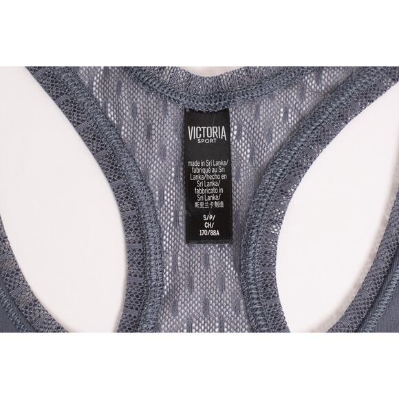 Victoria SPORT Gray Racerback Tank Top Size Small - Picture 3 of 6